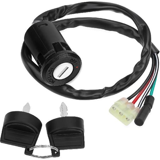 M MATI Ignition Key Switch For Honda Recon 250 1997- TRX250EX TRX250X 2001- TRX400EX 1999-2004 FourTrax 200 TRX200/TRX200D 1990-1997 35100-HM8-000