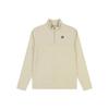 Onoff Men S Woven Color Block Half Zip Fleece T ShirT Of9103gb Beige