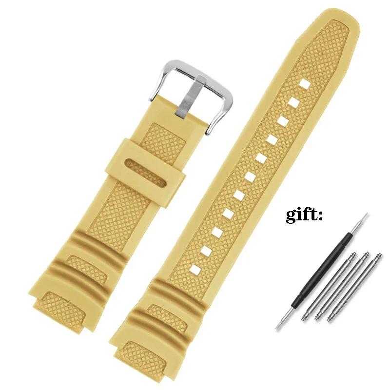 Gummiarmband für Casio AE-1200WH AQ-S810W MRW-200H W218H SGW-300/400 für Casio AE-1000W Uhrenzubehör Band 18mm