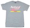 Natural Light Adult New T-Shirt Naturdays Flamingo Logo Pic