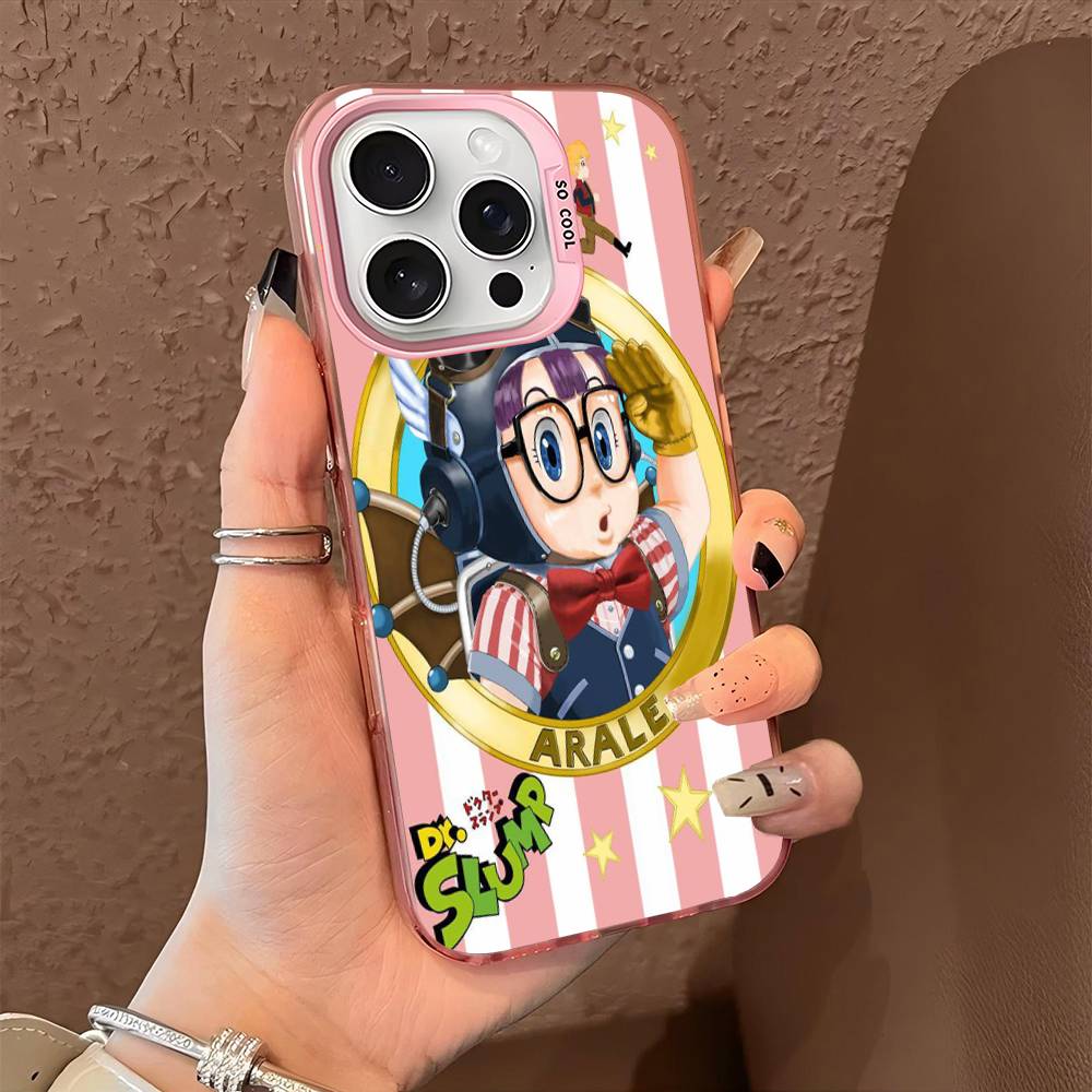 

Cartoon Dr Slump Arale Phone Case For IPhone 16 15 14 13 12 11 17 Pro MAX Plus Pro Matte Shockproof Cover iPhone 14