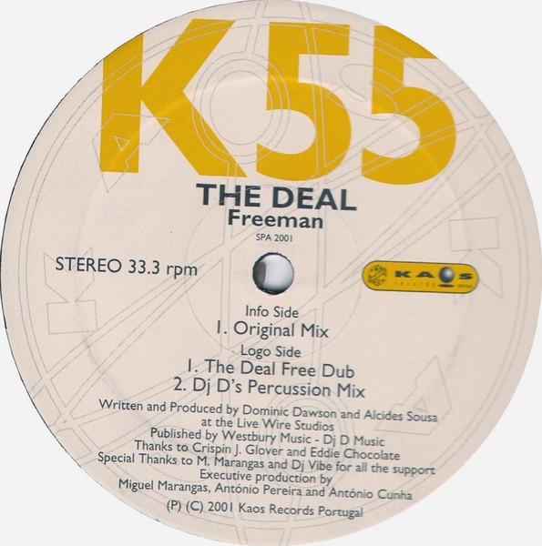 

12inch Record DEAL - Freeman K55 Kaos Records 2001 Portugal Dance & Electronica Used