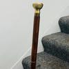 Brass Handle Compass Walking Stick, 91.44 Cm Gift for Gentleman's