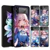 Honkai Star Rail March 7TH Cover Phone Case For Samsung Galaxy Z Flip 7 6 5 4 3 5G Flip7 Flip6 Flip5 Flip4 Flip3 Black Fundas Sh