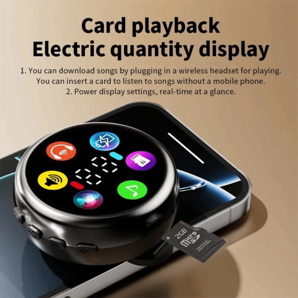 LED Display Bluetooth Earphones LED Color Screen Wireless Earphones Professional