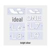 Ideal L9-L6 Black Tailgate & Hood Emblem Lettering Sticker Modification