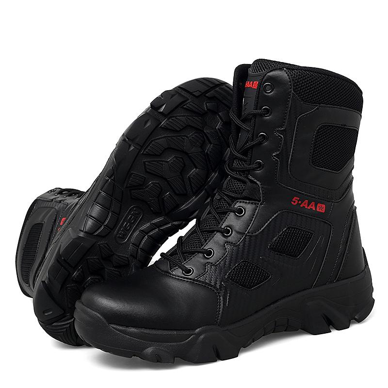 Woestijngevechts enkellaarsjes Wandelschoenen Ademende jacht trainingslaarzen Hoge tops lichtgewicht antislip slijtage schoenen voor heren