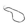 Turquoise/Onyx Beads Choker Gemstones Beaded Neckchain Adjustable Length Necklace Handmade Jewelry for Modern Women