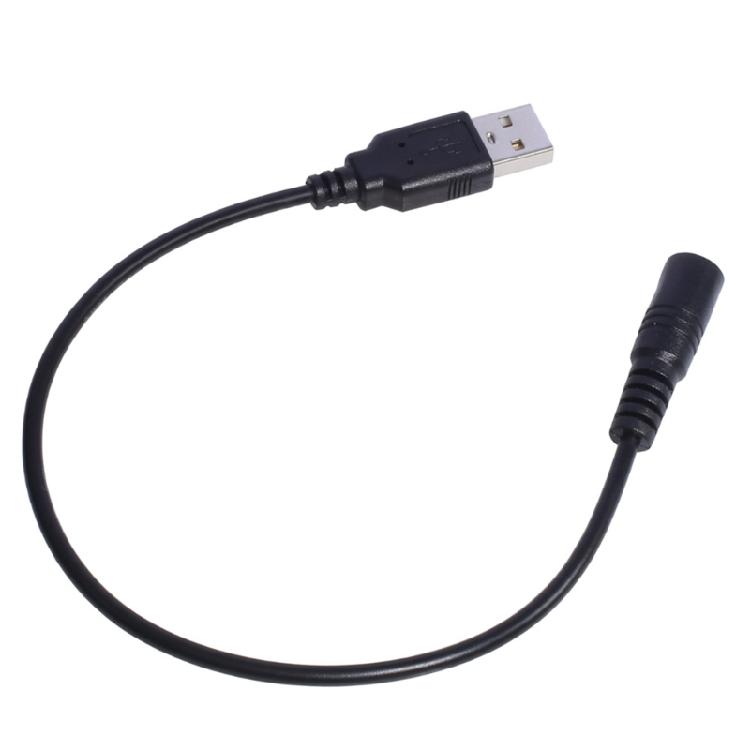 30cm USB to DC 5.5x2.1mm 5V Power Cable Male to Female USB Barrel Connector Wire