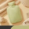 Cute Plush Hot Water Bottle Water Injection Small Mini Thick Explosion-proof Warm Water Bag Medium Hot Compress Belly Hand Warmer Female