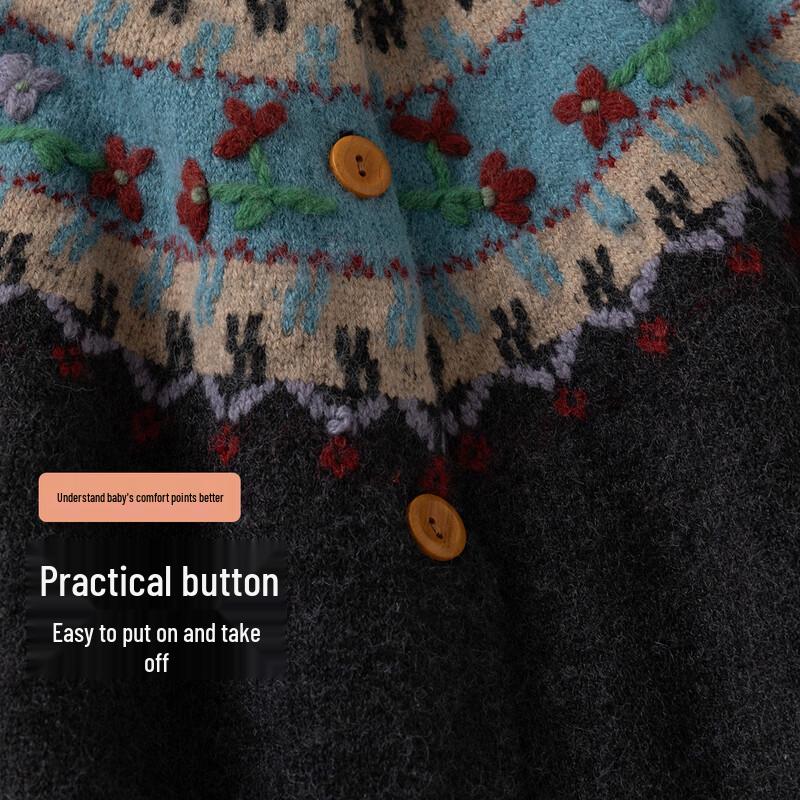 Banxidi Girls' Stylish Knit Cardigan
