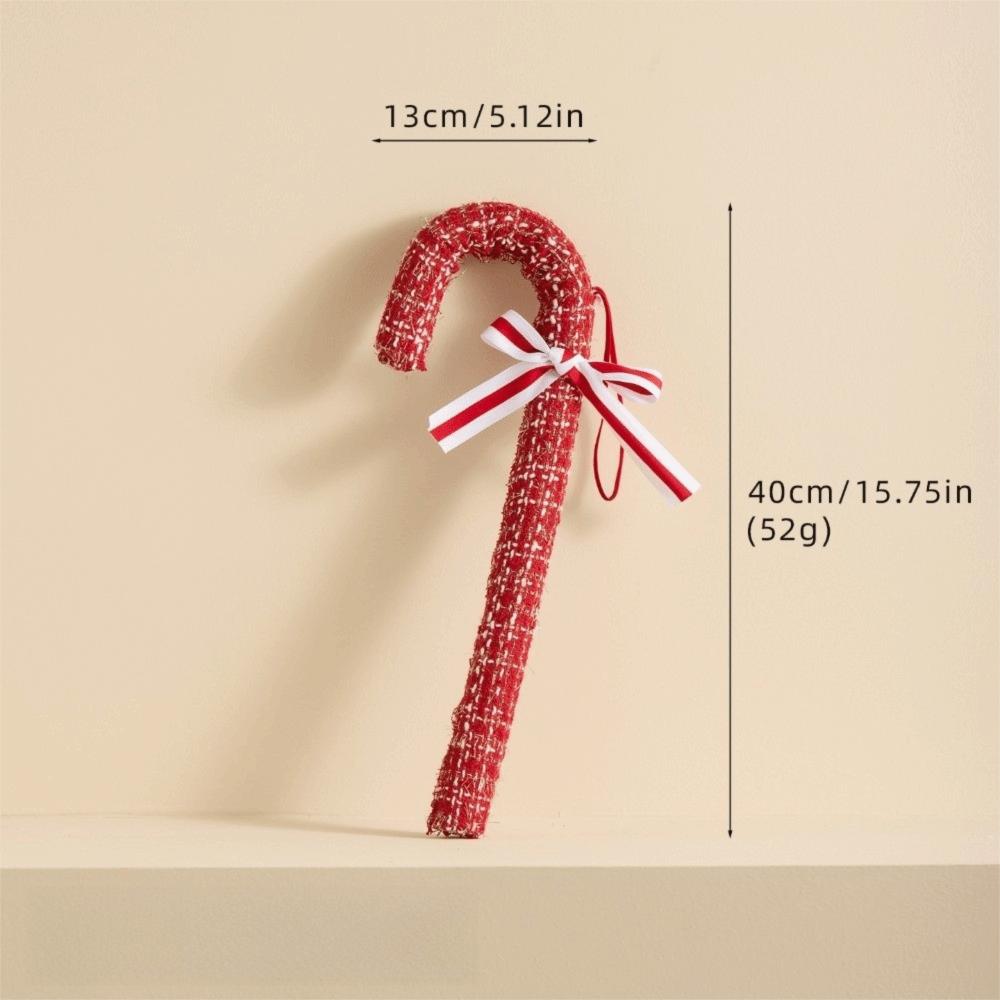 Colorful Candy Cane Xmas Tree Decorations Striped Lightweight Christmas Ornaments Large Christmas Tree Hanging Ornaments