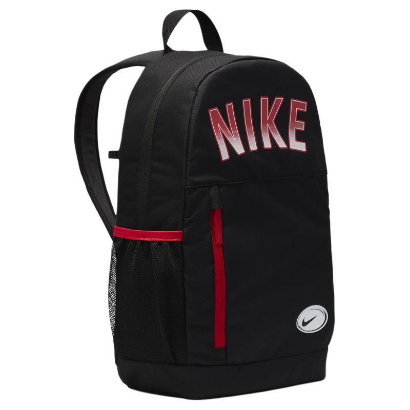 Nike Fabric Backpack Regular Unisex Black & Coal Black & University Red Casual