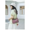 Simple PU Leather Multi Pocket Shoulder Bag
