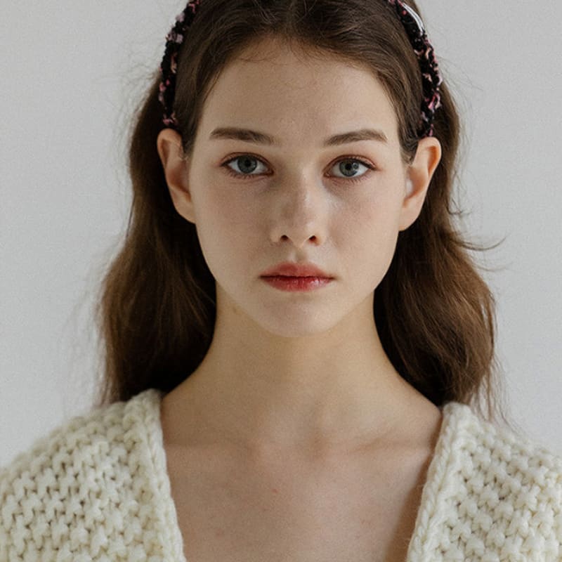 POHIES HANDMADE TWEED HAIRBAND-3color