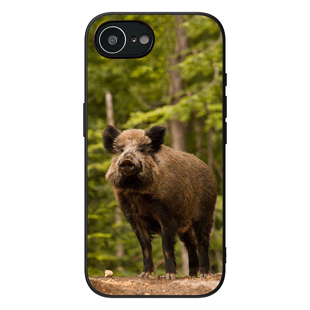 Wildschwein Schwein Handyhülle für Samsung Galaxy A36 A17 A26 A07 A35 A54 A53 A13 A33 A34 S8 S9 S20 S21 FE S10 Plus Hülle