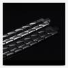 9MM Geometric Cross Bracelet: Black & White Stainless Steel for Men & Women