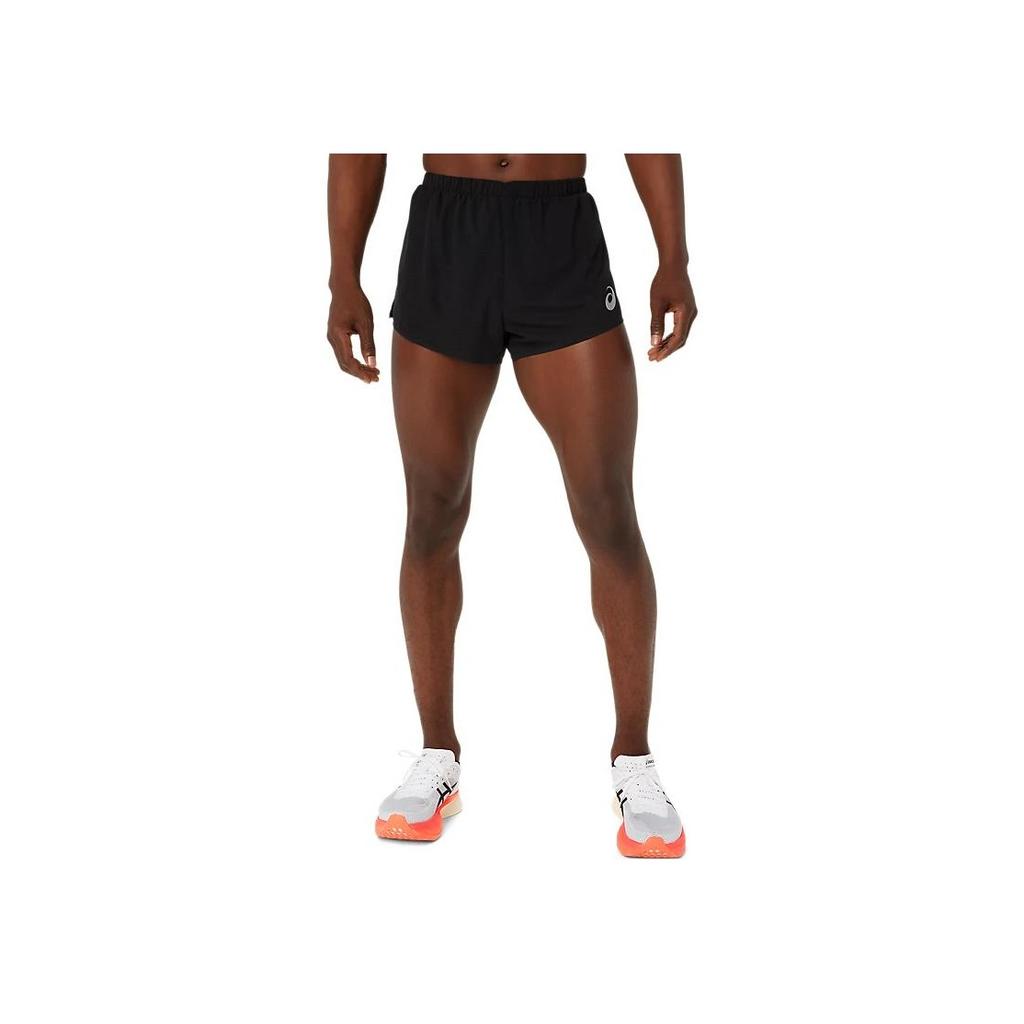 Asics Elastic Waist Lolo Print Loose Sports Shorts Men Bottoms Black 2091A667-001