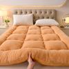 Super Soft Thick Fleece Mattress Topper King Queen Size Winter Warm Plush Mattress Pad with Elastic Band for Single Double Beds