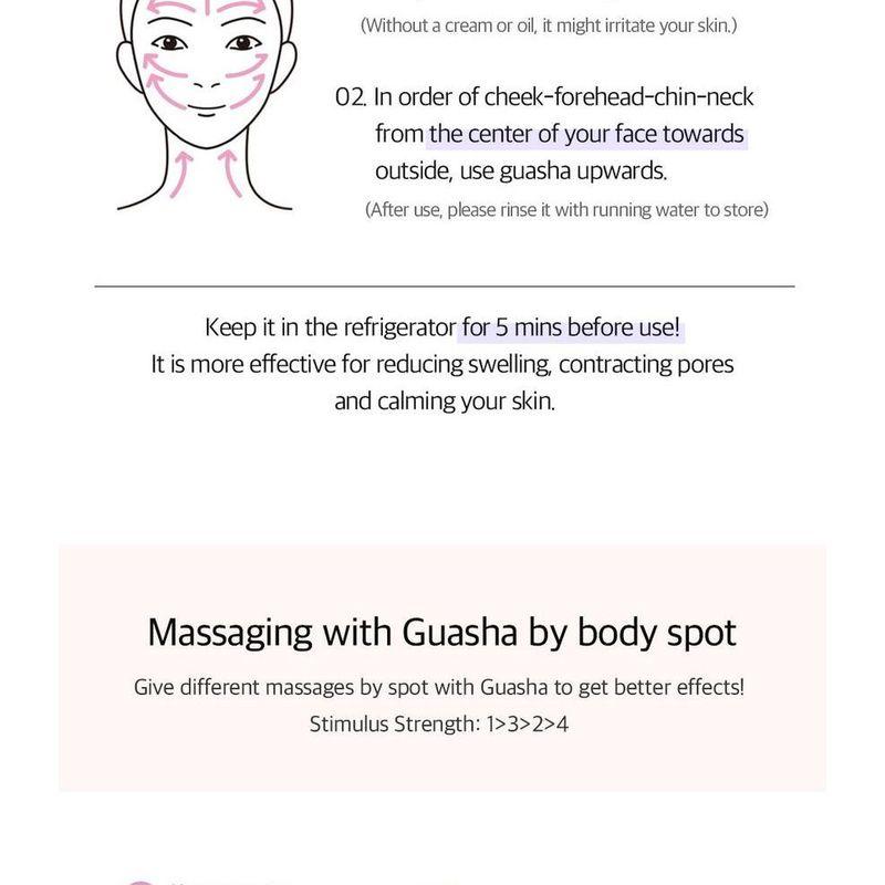 THE PURE LOTUS Rose Quartz Guasha