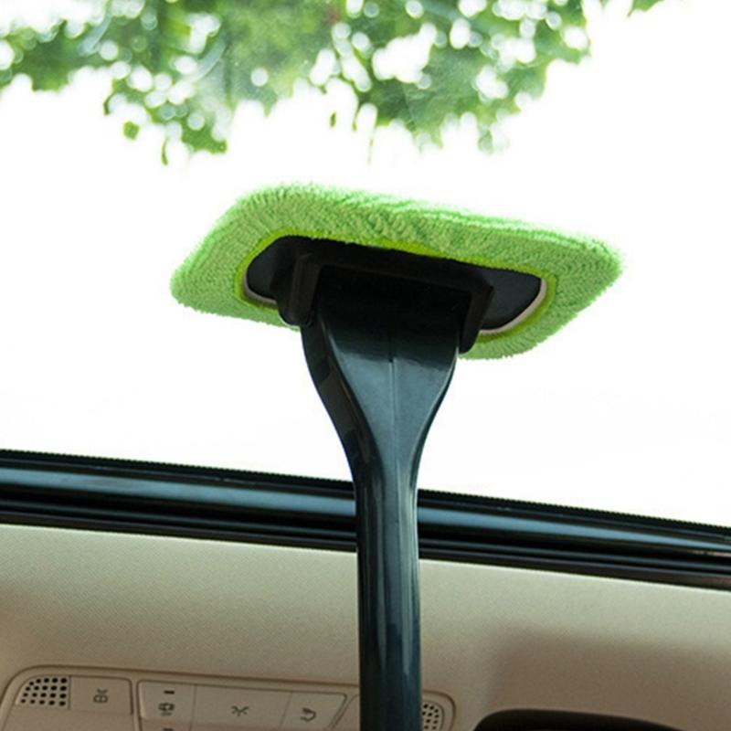 Car Front Windshield Cleaning Brush Interior Dust Removal Window Scraping Towel No Scratches Cleaning Tool