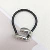 Smooth Hair Rope Elastic Hair Loop New Metal Hair Tie  Women