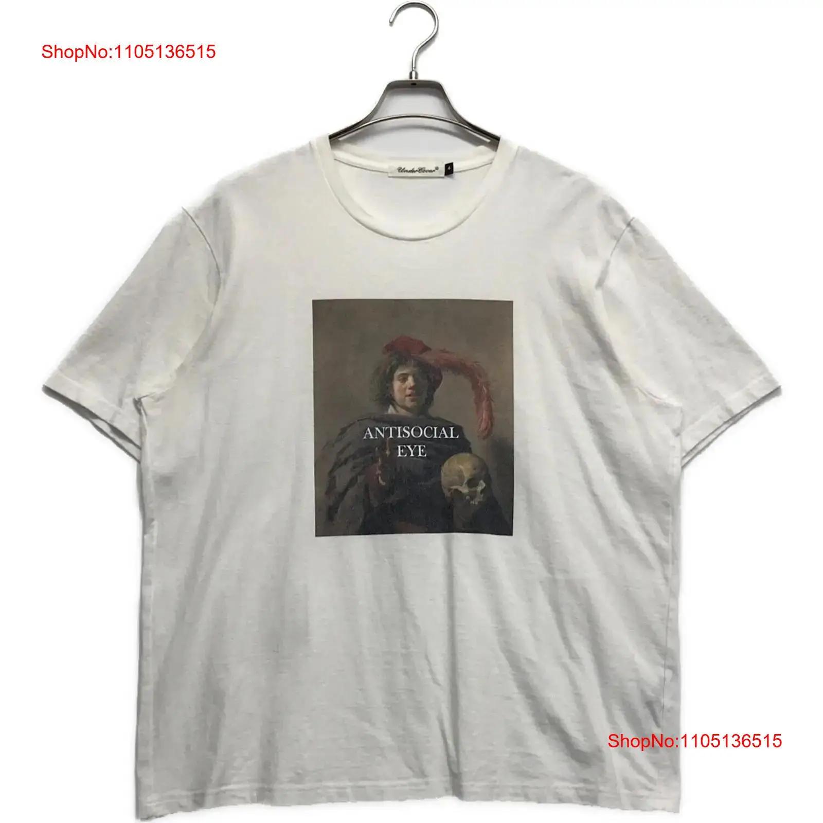 

UNDERCOVER ANTISOCIAL EYE TEET shirt short sleeve cut and sew top Size 4 White vintage Washed Comfortable graphic fashion 5XL різнокольоровий