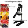 Stall Juicing Stainless Steel Manual Juicer for Commercial and Household Use - Large Multifunctional Press for Fruits Like Oranges and Lemons