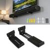 Metal Soundbar Wall Mount Holder With Adjustable Width Up To 18.5cm For Living Room Or Office