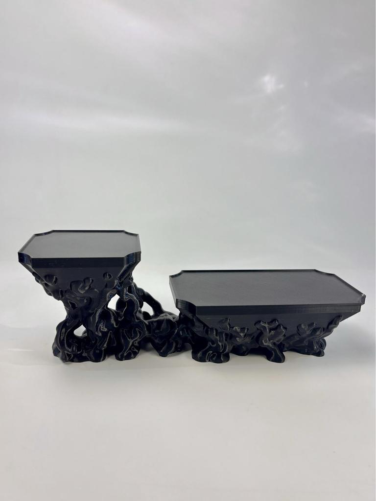 Stoner2048 Modern Chinese Style Root Carving Display Stand