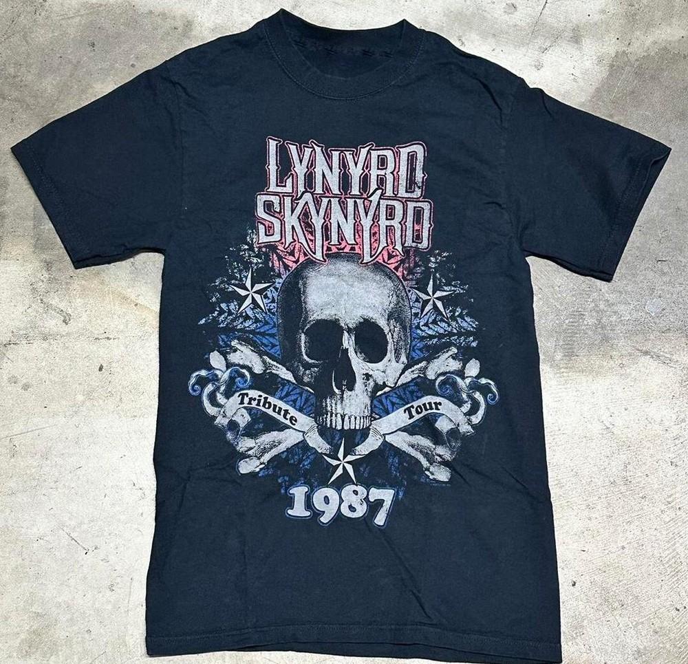 Vintage Lynyrd Skynyrd Tribute Tour 1987 Unisex Cotton T-Shirt, Size S-5XL Unisex T-Shirt M