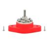 Red Battery Junction Post Bus Bar Power Distribution Block M6 Single Stud For RV