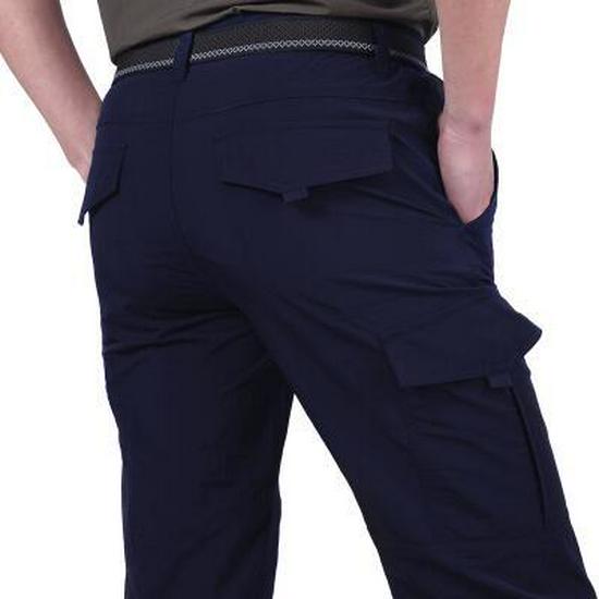 Men's 105 Quick Dry Lightweight Waterproof Summer Hiking Trousers - Large Size