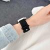 18mm 20mm 22mm Rose engrave Band for Samsung Galaxy Watch 654 40mm 44mm Gear S3 Silicone Cute Strap Classic 43mm 45mm Active 2