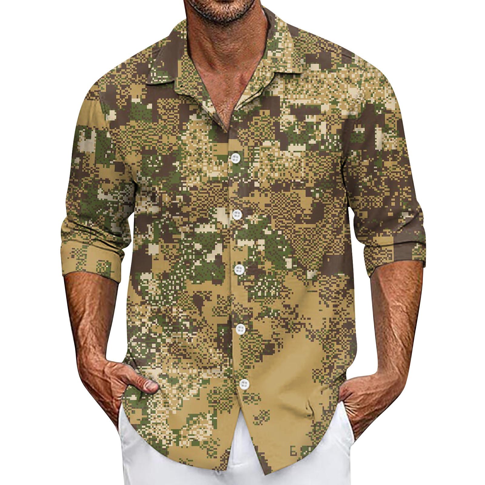 

Мужская летняя новая свободная рубашка с длинным рукавом с принтом, кардиган, пляжная рубашка L