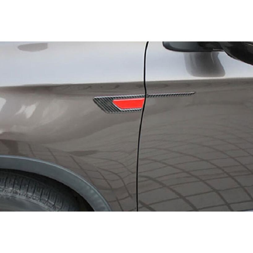 Real Carbon Fiber Fender Vent Outlet Trim For Mitsubishi Outlander Sport 11-2023