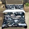 M-Mikey Way-My Chemical Romance Stampe Set Biancheria da Letto Set Articoli per il Letto Set Piumone Adolescenti Ragazze Cartoni Animati Twin Singolo Regalo per Bambino