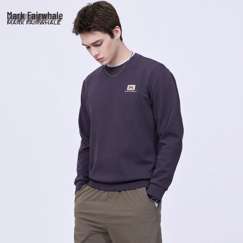 Mark Fairwhale Embroidered Casual Crewneck Sweatshirt