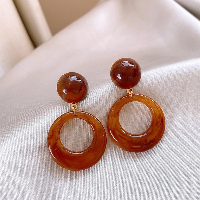 Pearl Asymmetrical Earrings: Elegant Autumn/Winter European & American Style