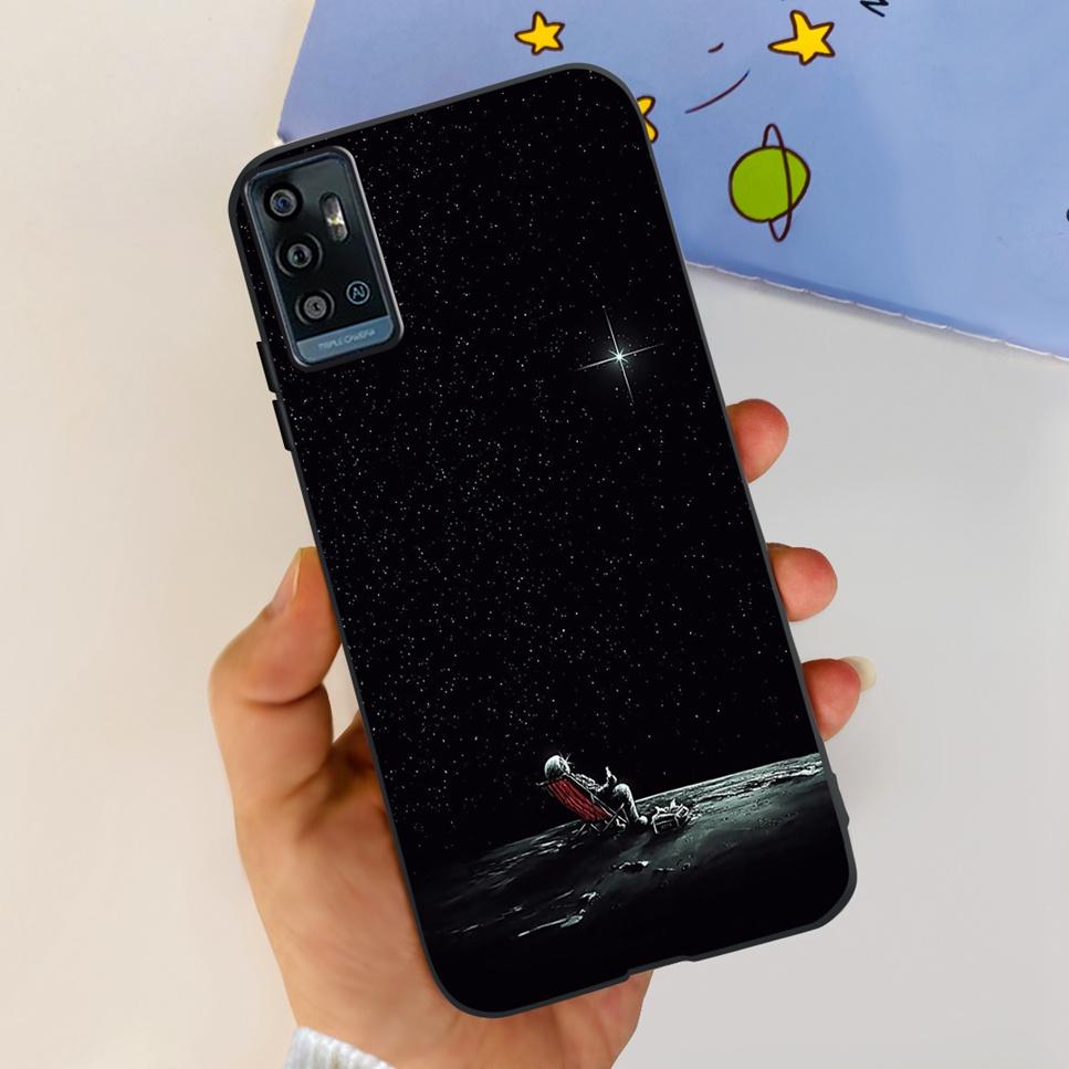 For ZTE Blade A71 6.52" Case Cartoon Dinosaur Football TPU Soft Silicone Cover For ZTE Blade A71 2021 A7030 Phone Cases Fundas