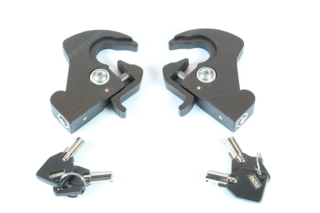 Lock Removable Rotary Docking Latch for Harley Davidson Sissy Bar Luggage Rack