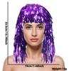 New Shining Colorful Rain Silk Hat Lightweight Cuttable Tassel Headwear Party Head Wear Happy Hawaii