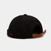 New Retro Docker Cap Corduroy Solid Color Beanie Melon Cap Adjustable Hip Hop Landlord Hat Unisex