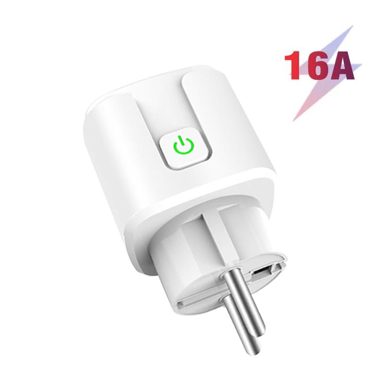 AUBESS 20A/16A Tuya WiFi EU Smart Plug Home Power Monitor Wireless Socket Remote Voice Control Alexa Google Home Yandex Alice