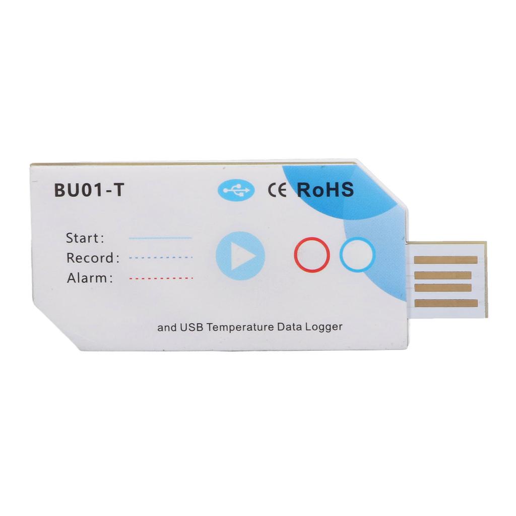 USB Temperature Humidity Data Logger BT 32000 Points Cover 120days PDF Report Disposable Temp
