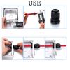 10Pcs Waterproof Cable Gland Cable Entry IP68 PG9 Black Nylon Plastic Connector