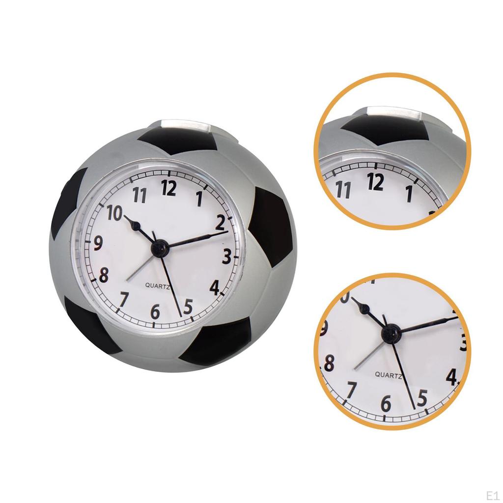 Football Shaped Alarm Clock Home Decoration Cute, Portable, Practical Decorative Table Silent