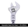 Adjustable Open-End Wrench with Torque Setting Auto Repair Socket Set Interchangeable Heads