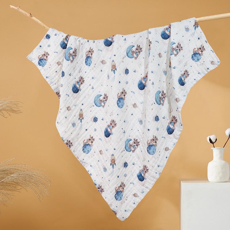 Newborn Baby Six-Layer Pure Cotton Gauze Towel and Blanket
