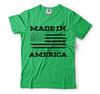 Patriotic t shirts Made In America Vintage USA Flag US Flag Tees 4th Of July